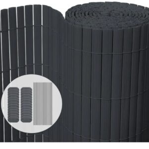 VOUNOT Cañizo Ocultación PVC Doble Cara