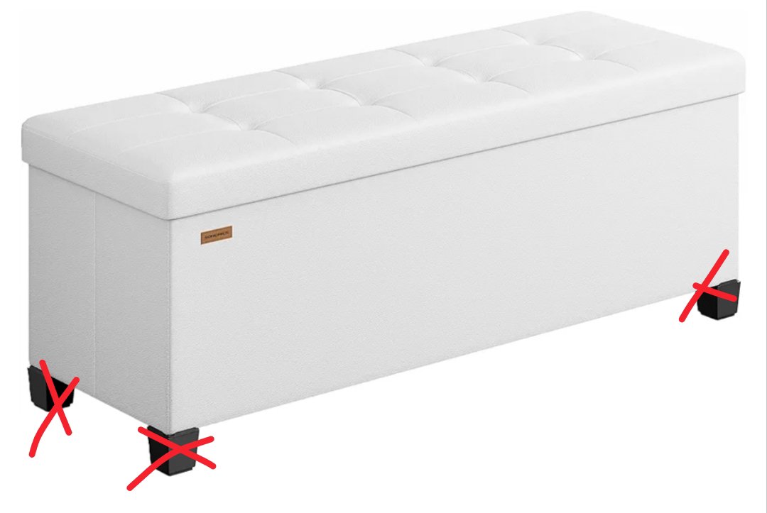 SONGMICS Puff Almacenaje LSF0514W02