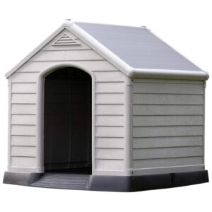 Curver – Caseta de Perro Exterior de Resina