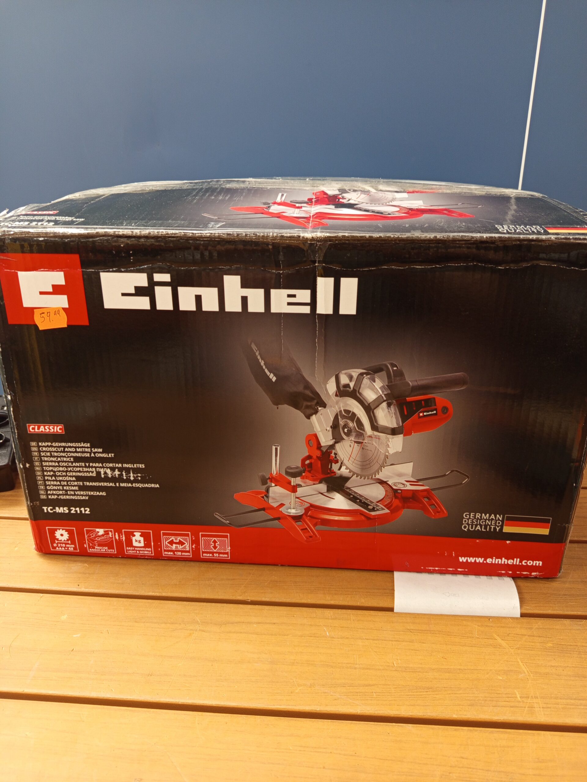 Einhell Ingletadora con cable TC-MS 2112-1600 W, 230 V. - Imagen 8
