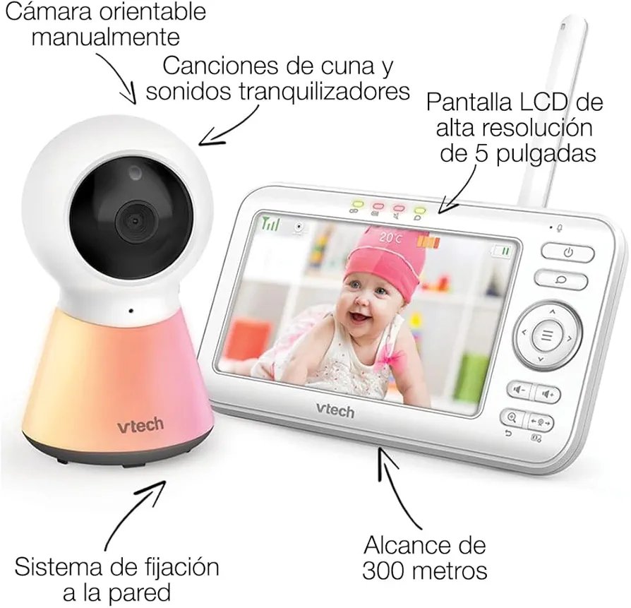 CAMARA DE VIGILANCIA PARA BEBE CON MONITOR - Imagen 2