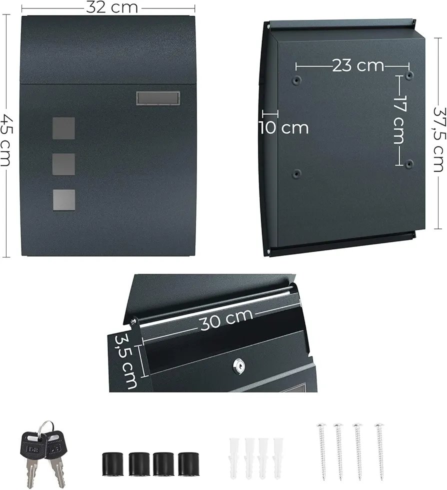 SONGMICS Buzón de Pared - Imagen 2