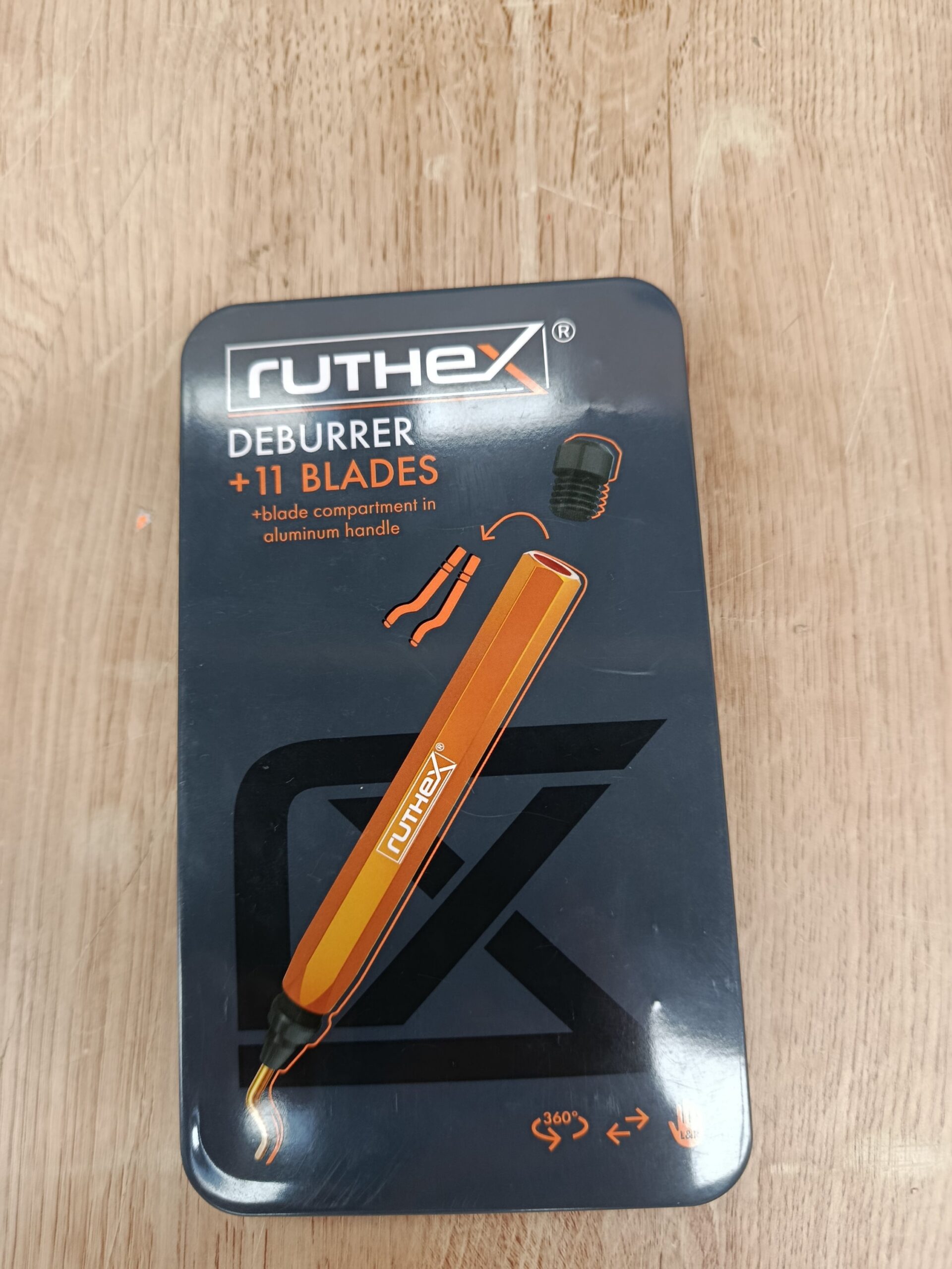 Ruthex Desbarbador acero inoxidable - ideal para impresión 3D - Imagen 5