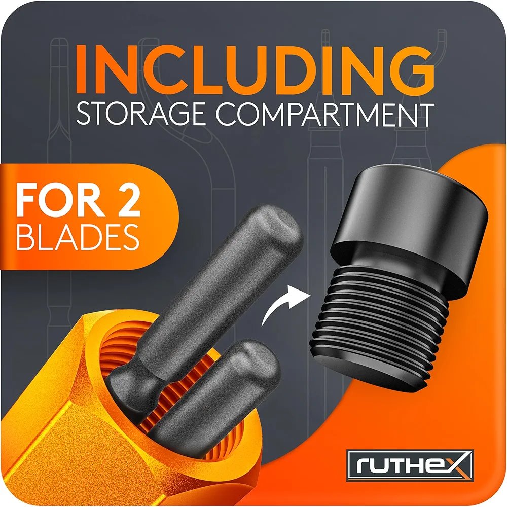Ruthex Desbarbador acero inoxidable - ideal para impresión 3D