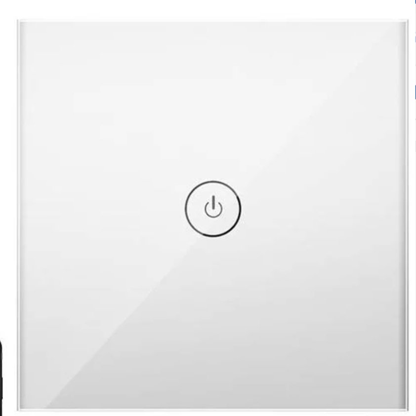 Meross Interruptor de Pared Táctil WiFi, 2 Vías, 1 Canal