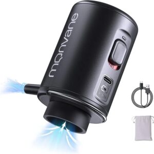 MONVANE Bomba de Aire Eléctrica para Bolsas Vacío Ropa