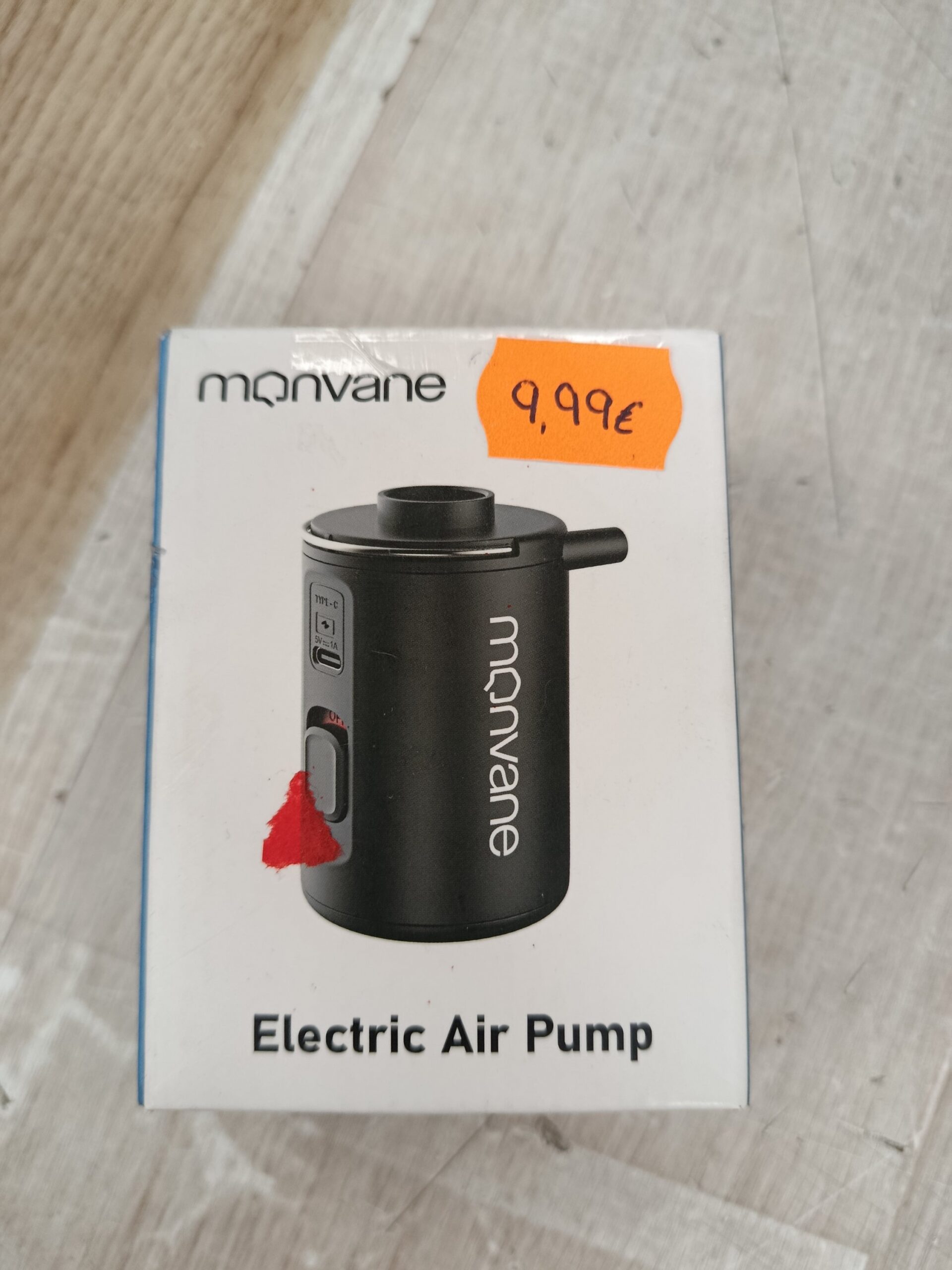 MONVANE Bomba de Aire Eléctrica para Bolsas Vacío Ropa - Imagen 8