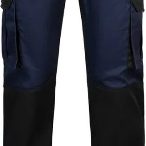 VELILLA 103020B; Pantalón Bicolor Multibolsillos; Color Azul Navy y Negro; Talla 40