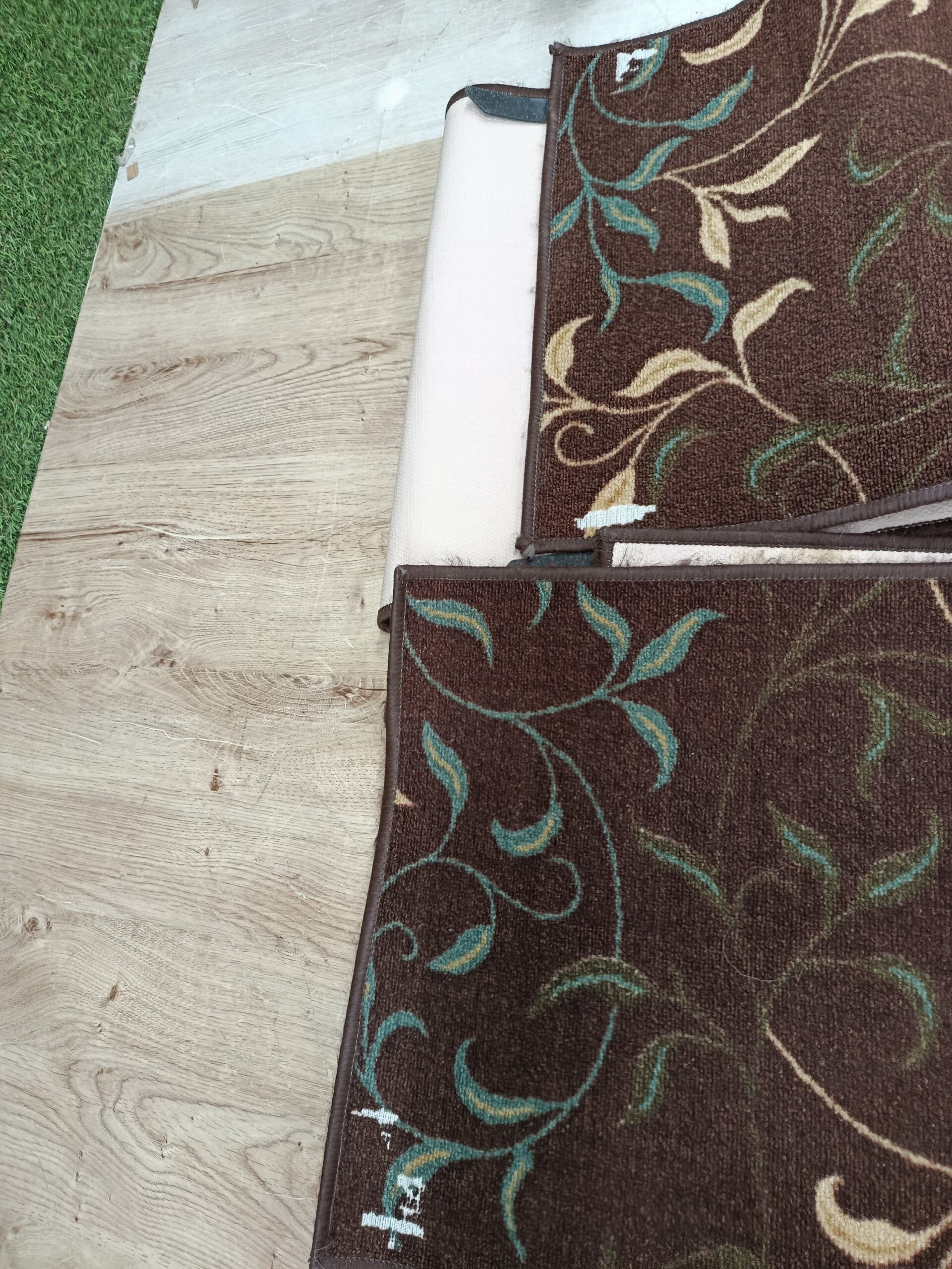 Ottomanson Ottohome - Alfombra rectangular, 50 x 150 cm, color marrón
pack de 2 unidades - Imagen 5