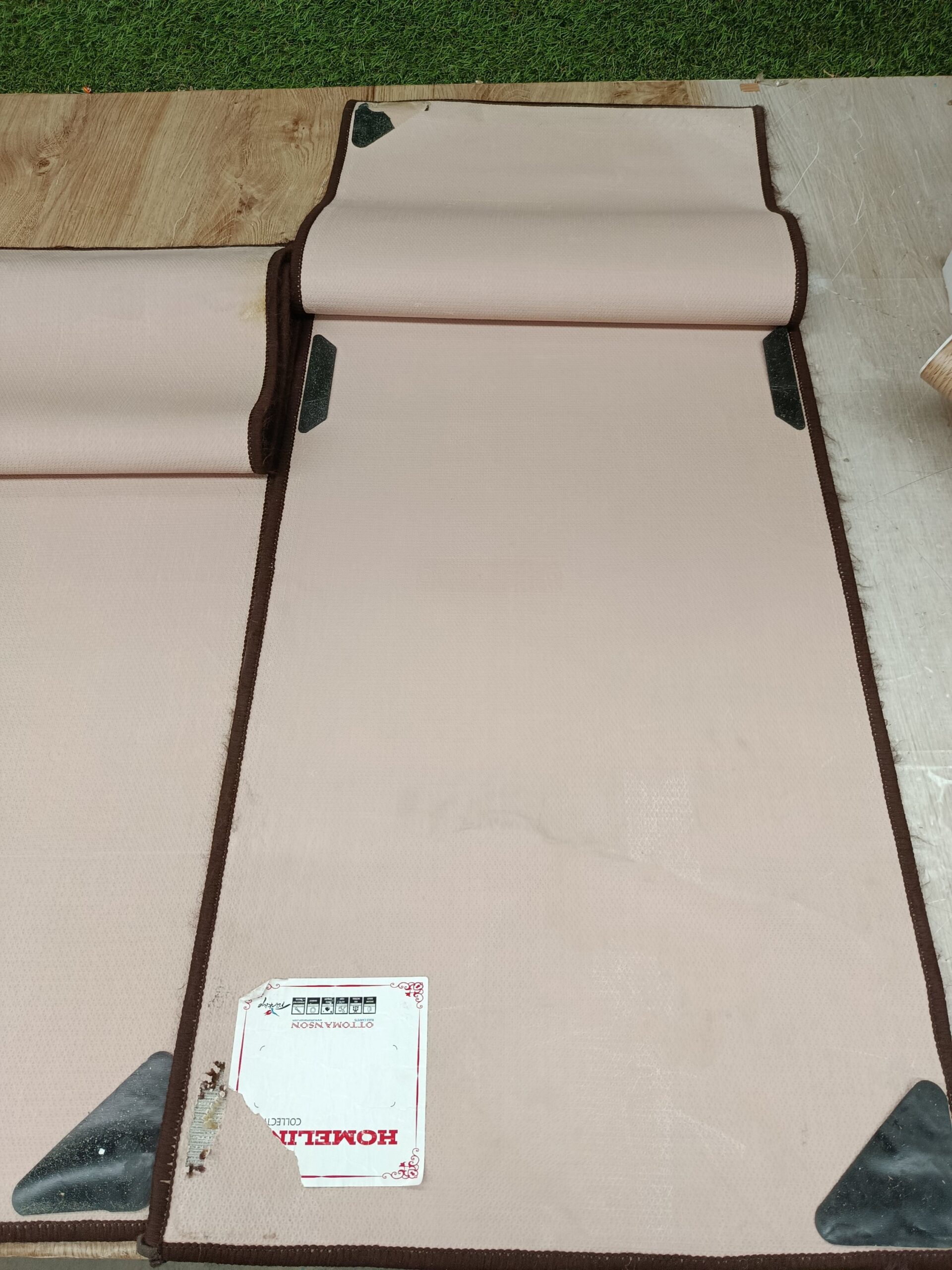 Ottomanson Ottohome - Alfombra rectangular, 50 x 150 cm, color marrón
pack de 2 unidades - Imagen 6