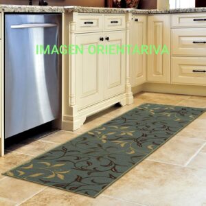 Ottomanson Ottohome - Alfombra rectangular, 50 x 150 cm, color marrón
pack de 2 unidades