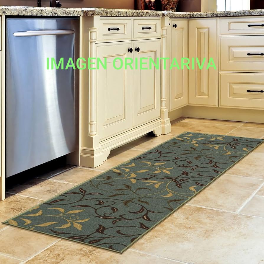 Ottomanson Ottohome - Alfombra rectangular, 50 x 150 cm, color marrón
pack de 2 unidades