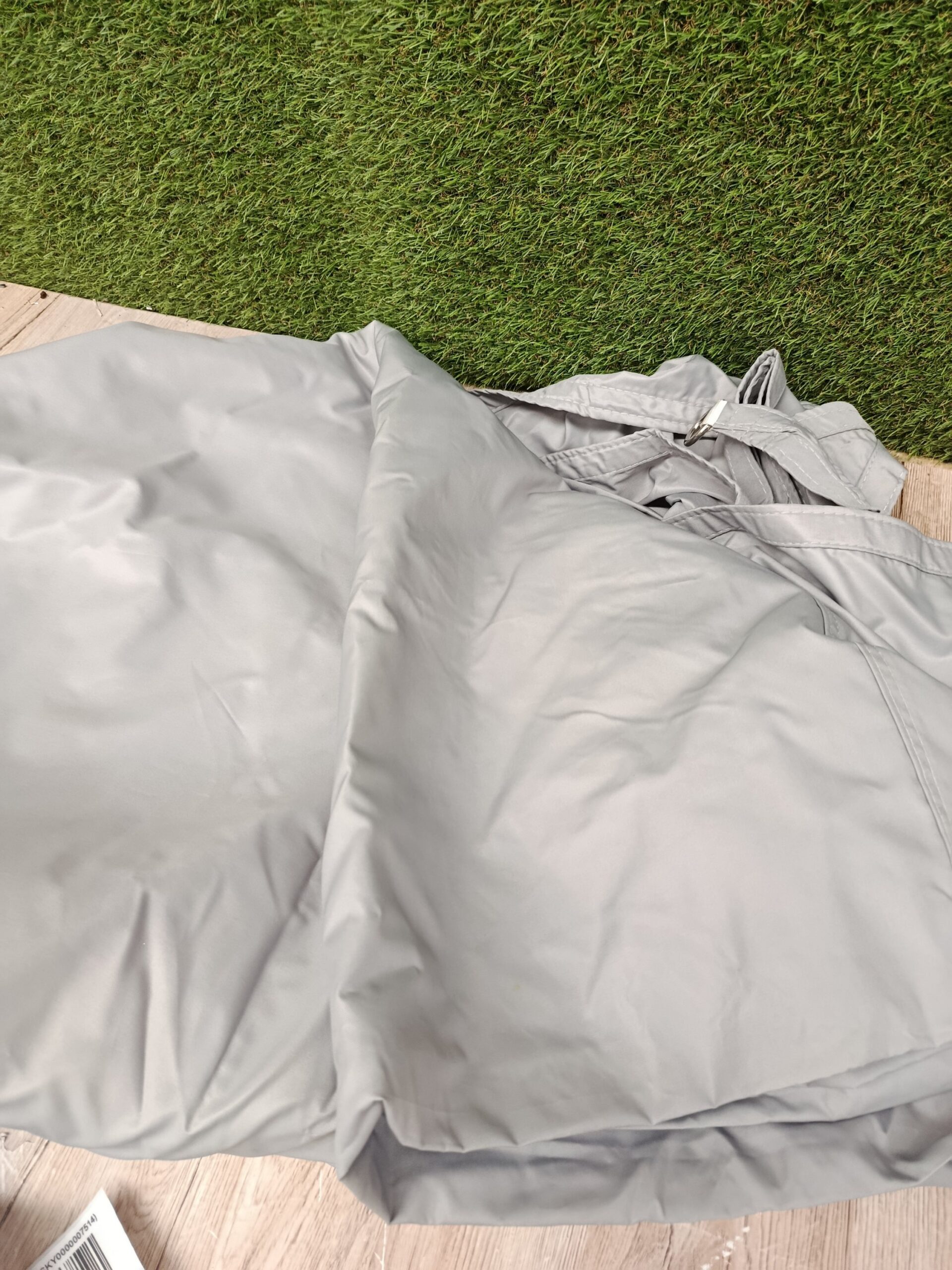Dripex Toldo Vela Rectangular 3x5 m, Color Gris - Imagen 4