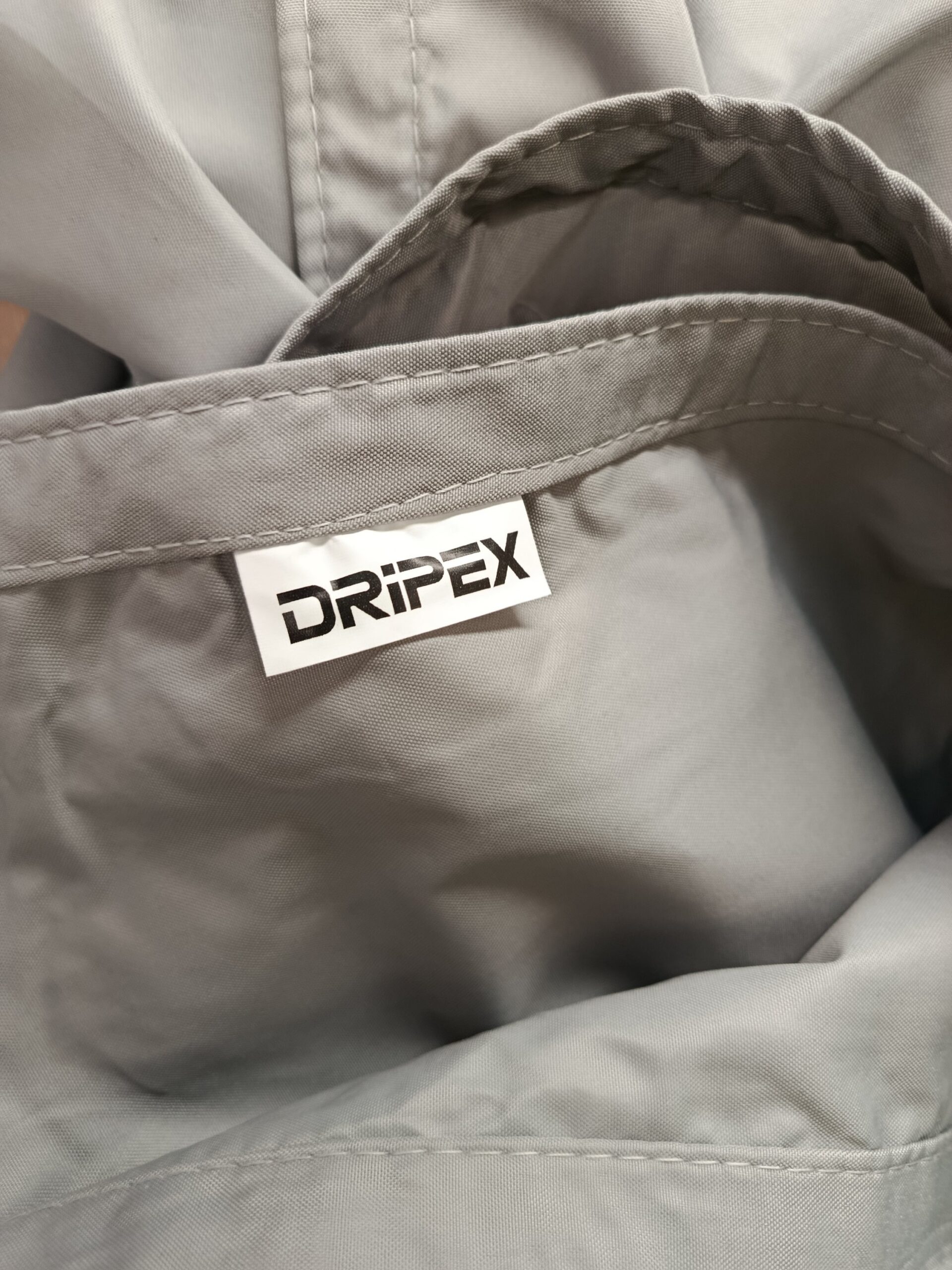 Dripex Toldo Vela Rectangular 3x5 m, Color Gris - Imagen 3