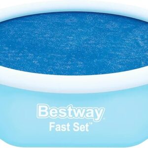 BESTWAY Cobertor Solar Redondo Ø210 cm Azul