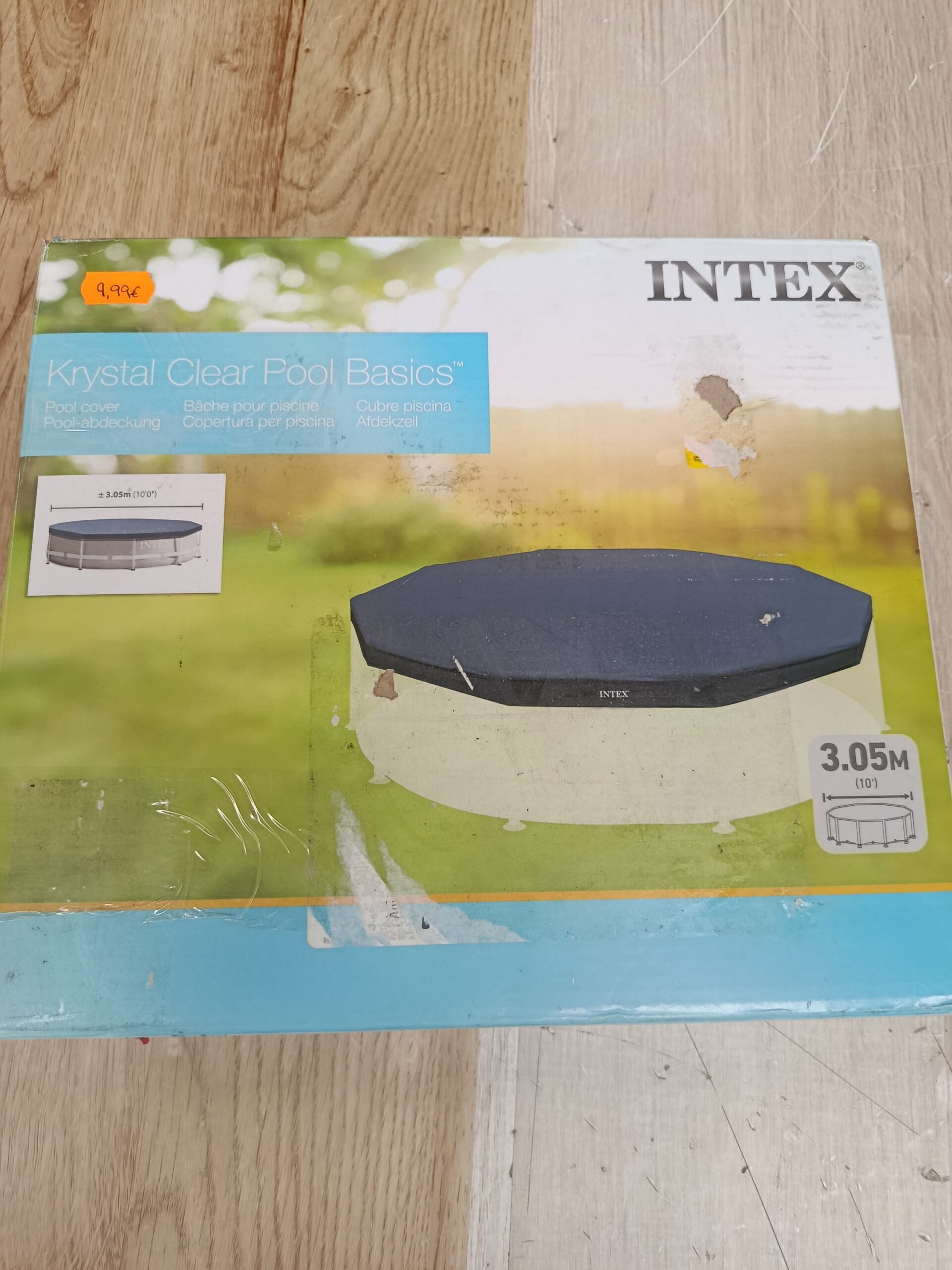 Intex 28030 - Manta de protección para piscina tubular (diámetro 3,05 m) - Imagen 6