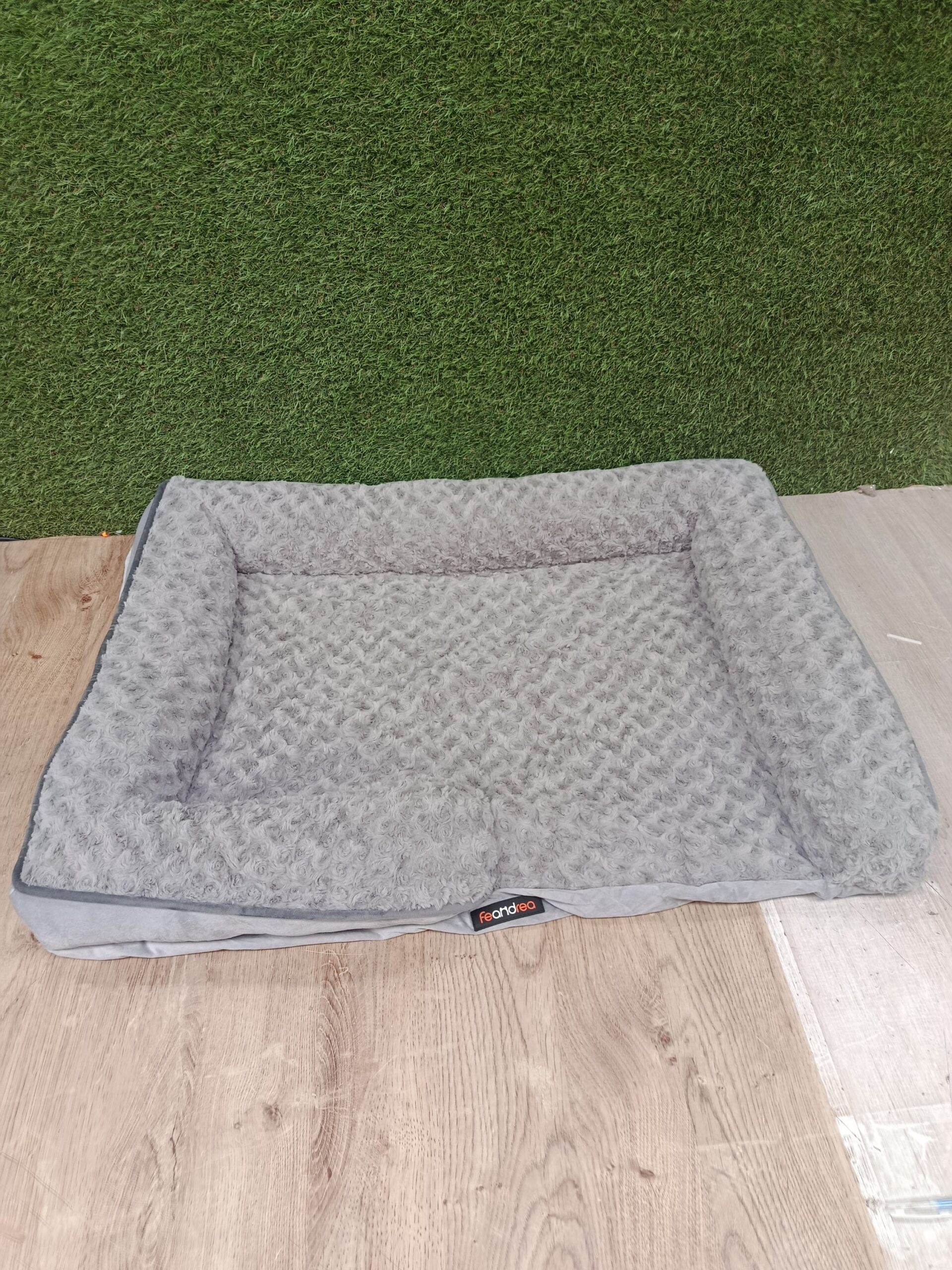Feandrea PGW252G01 Cama Perro Mediano, Gris Paloma - Imagen 3