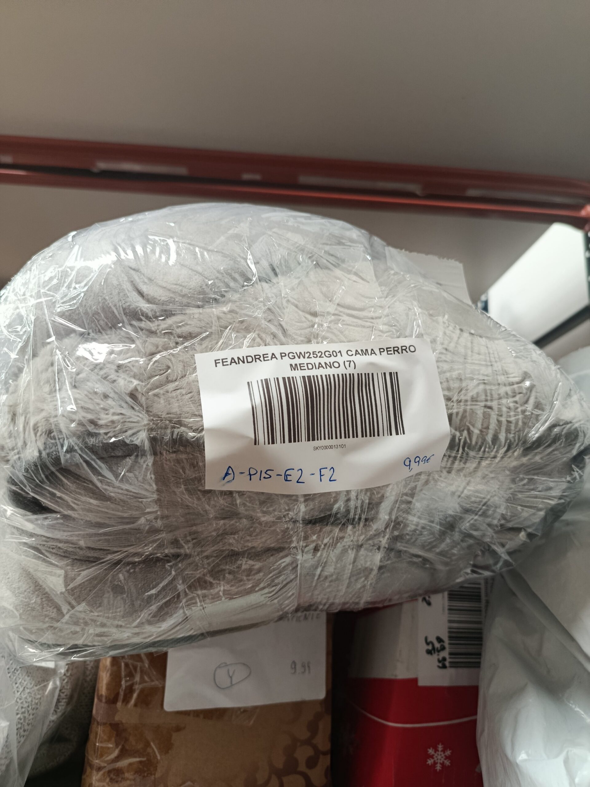 Feandrea PGW252G01 Cama Perro Mediano, Gris Paloma - Imagen 7