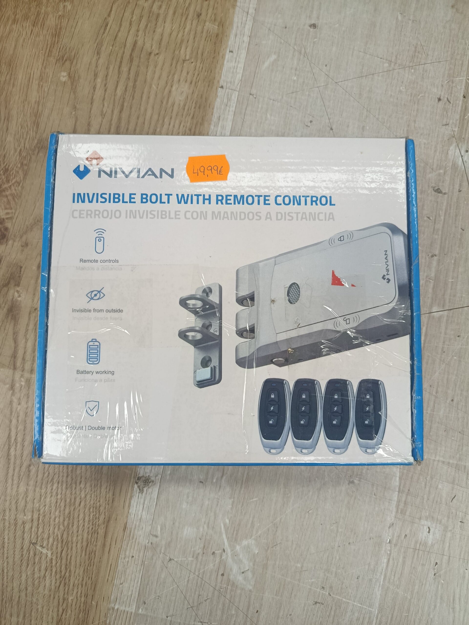 Nivian Cerrojo Invisible Electrónico Inalámbrico - Imagen 10