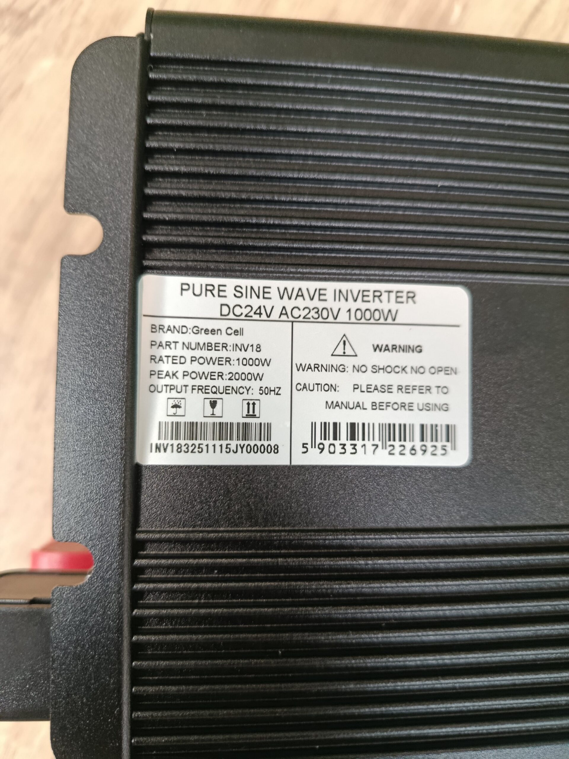 Green Cell® 1000W/2000W 24V a 220V/230V Onda sinusoidal. - Imagen 4