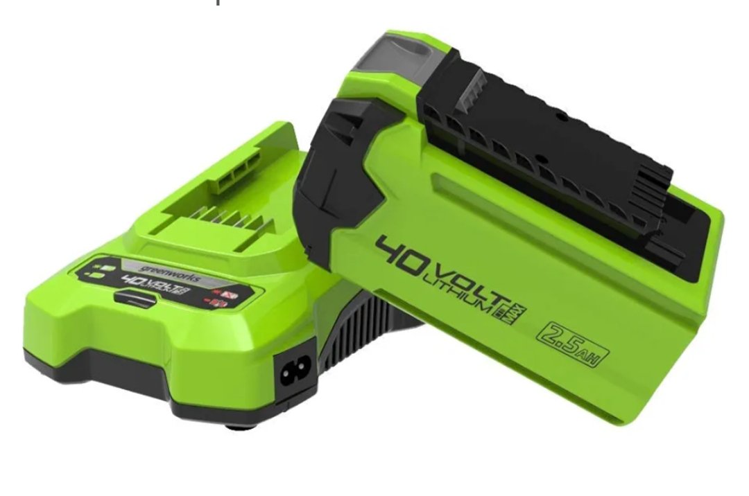 Greenworks Starter Kit 40 V Greenworks - Batería de 2,0 Ah.