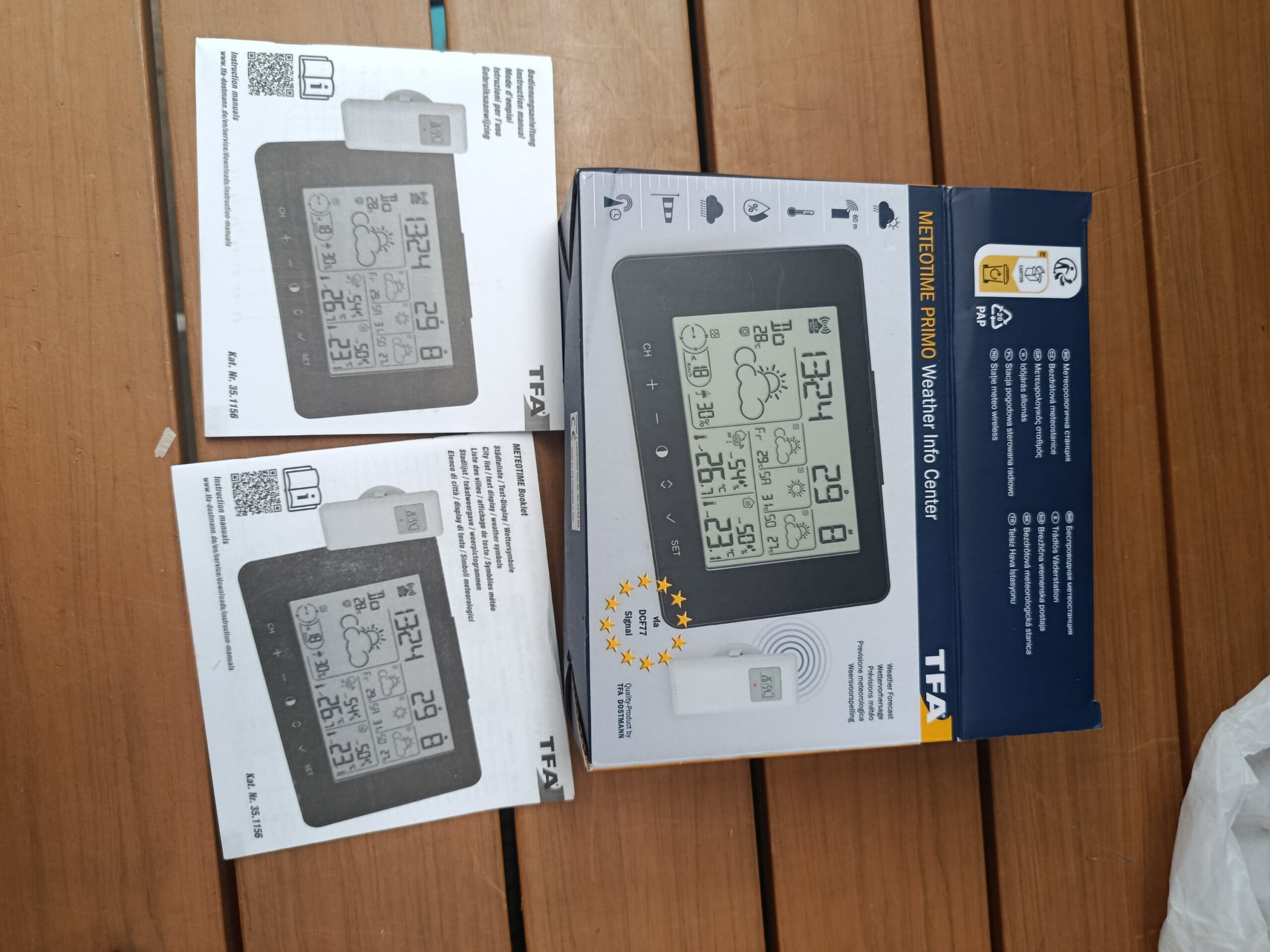 TFA Dostmann Meteotime Primo Negro LCD Batería. - Imagen 4