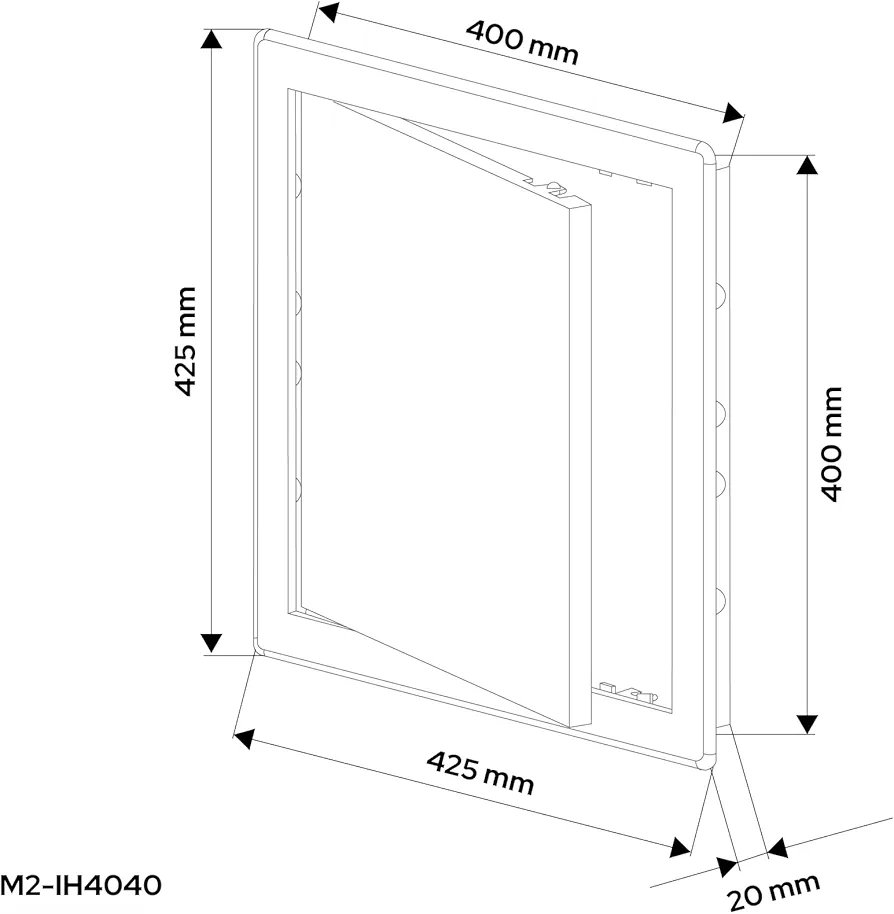 PUERTA PARA COMTADOR DE AGUA - Imagen 2