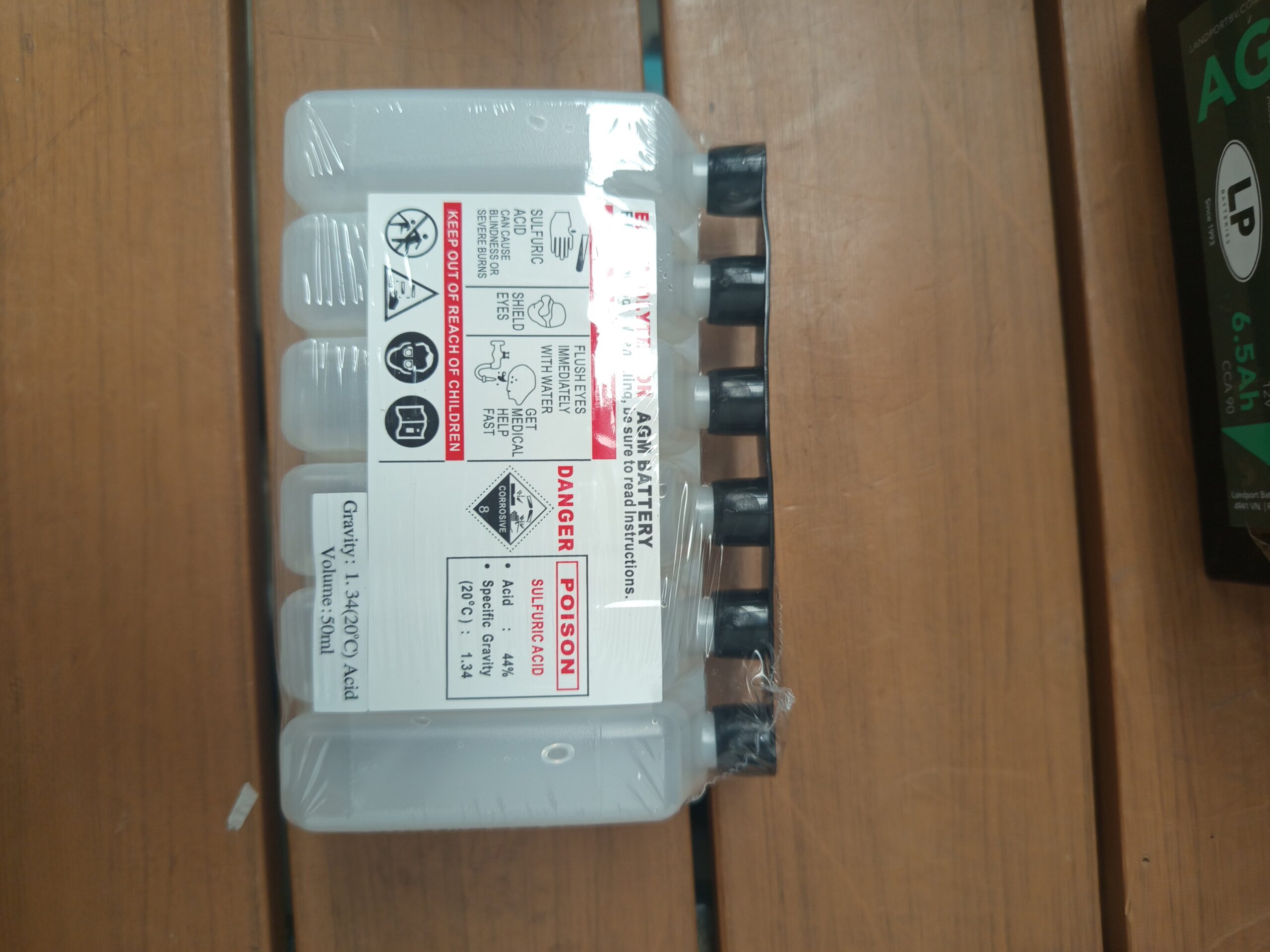 Batería de arranque para motor LP Landport 12 Voltios, 6.5Ah AGM- LT7B-BS. - Imagen 2