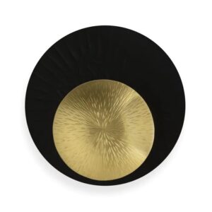 Aplique 20x7x20 Metal -- Negro/Dorado.