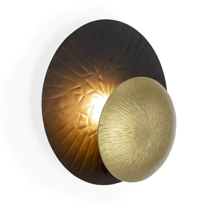 Aplique 20x7x20 Metal -- Negro/Dorado. - Imagen 2