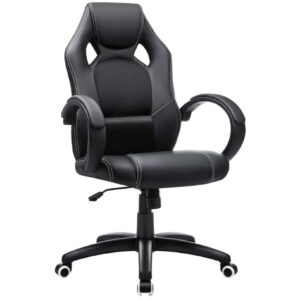 SONGMICS OBG56B Racing Silla de Escritorio de Oficina Ergonómica Regulable.