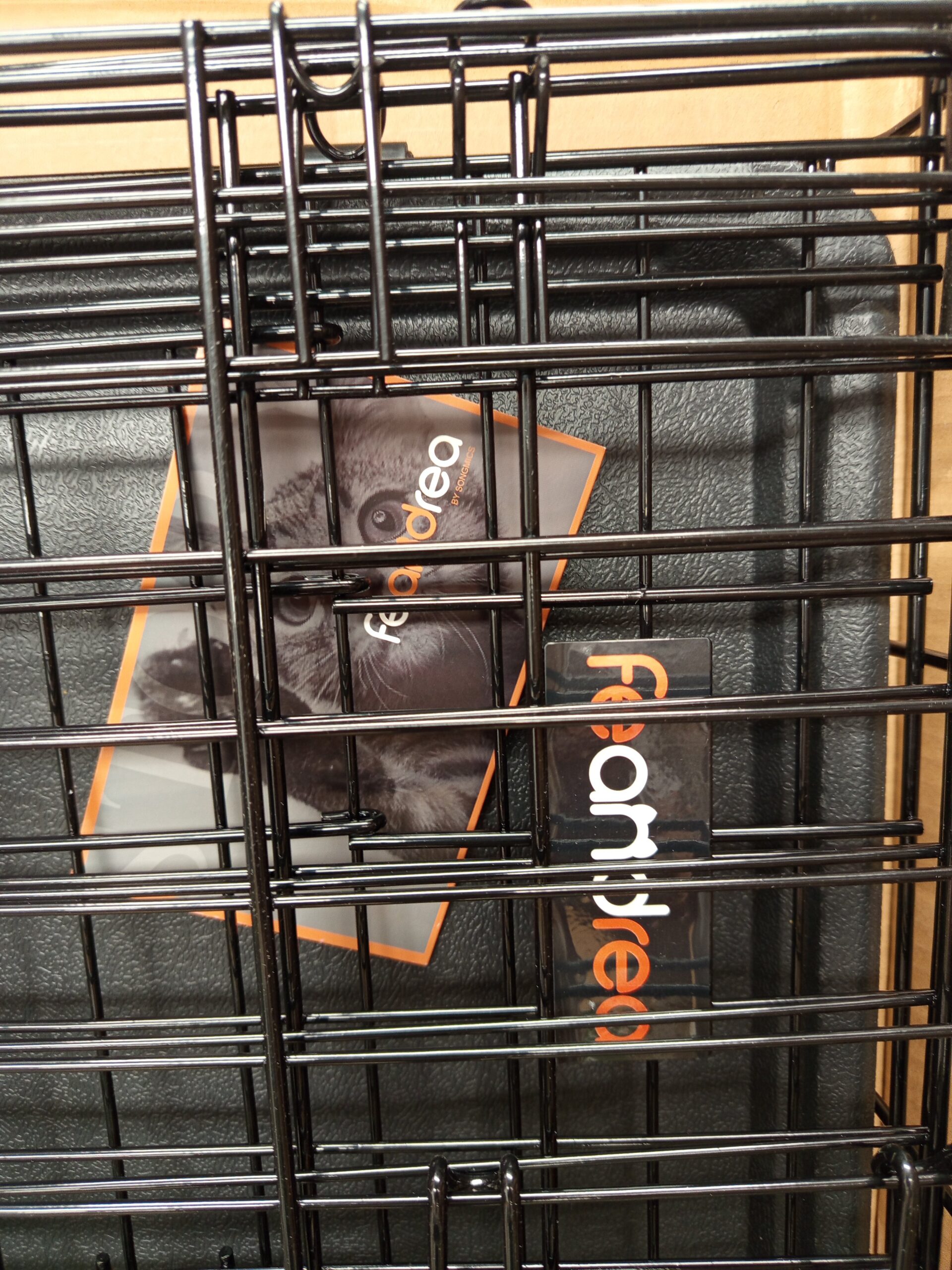 Feandrea PPD48BK Jaula para Perros Plegable con 2 Puertas. - Imagen 3