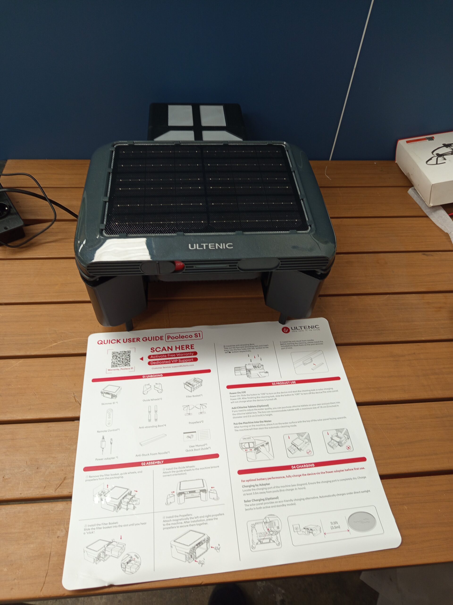 S1 - Limpiador de piscina inteligente con energía solar, 6 litros de capacidad. - Imagen 4