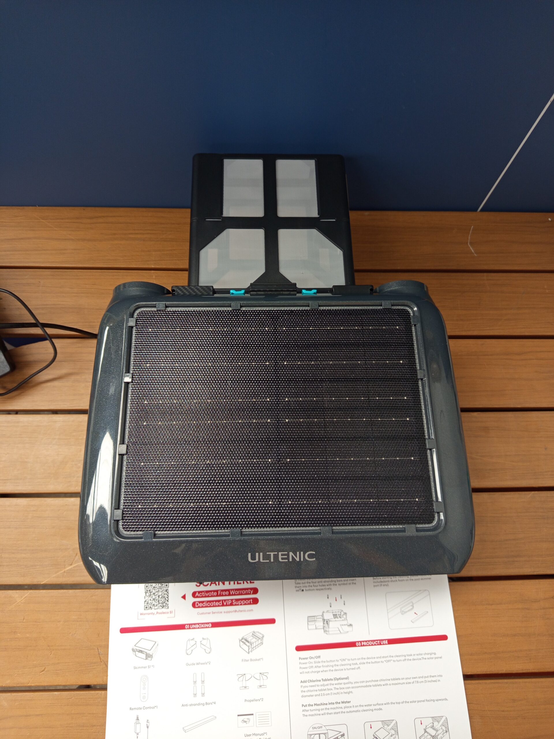S1 - Limpiador de piscina inteligente con energía solar, 6 litros de capacidad. - Imagen 5