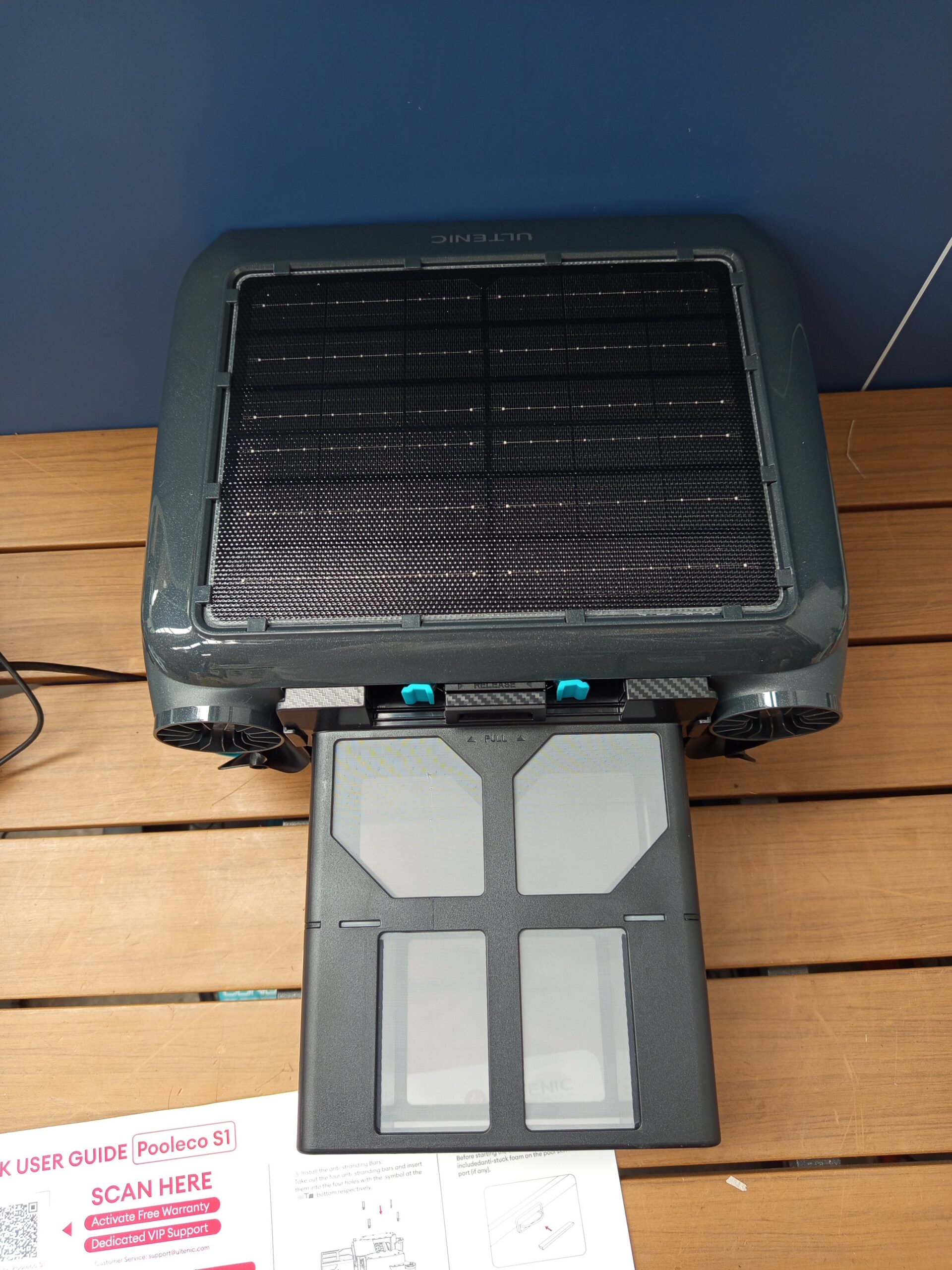 S1 - Limpiador de piscina inteligente con energía solar, 6 litros de capacidad. - Imagen 7