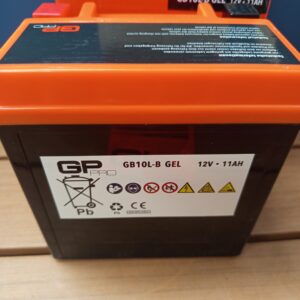 GP-PRO GB10L-B - Batería de arranque para motos, 12V, 11Ah.