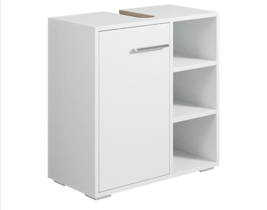 Badplaats B.V. Mueble bajo Lavabo Neptunus 60 x 28 x 60 cm