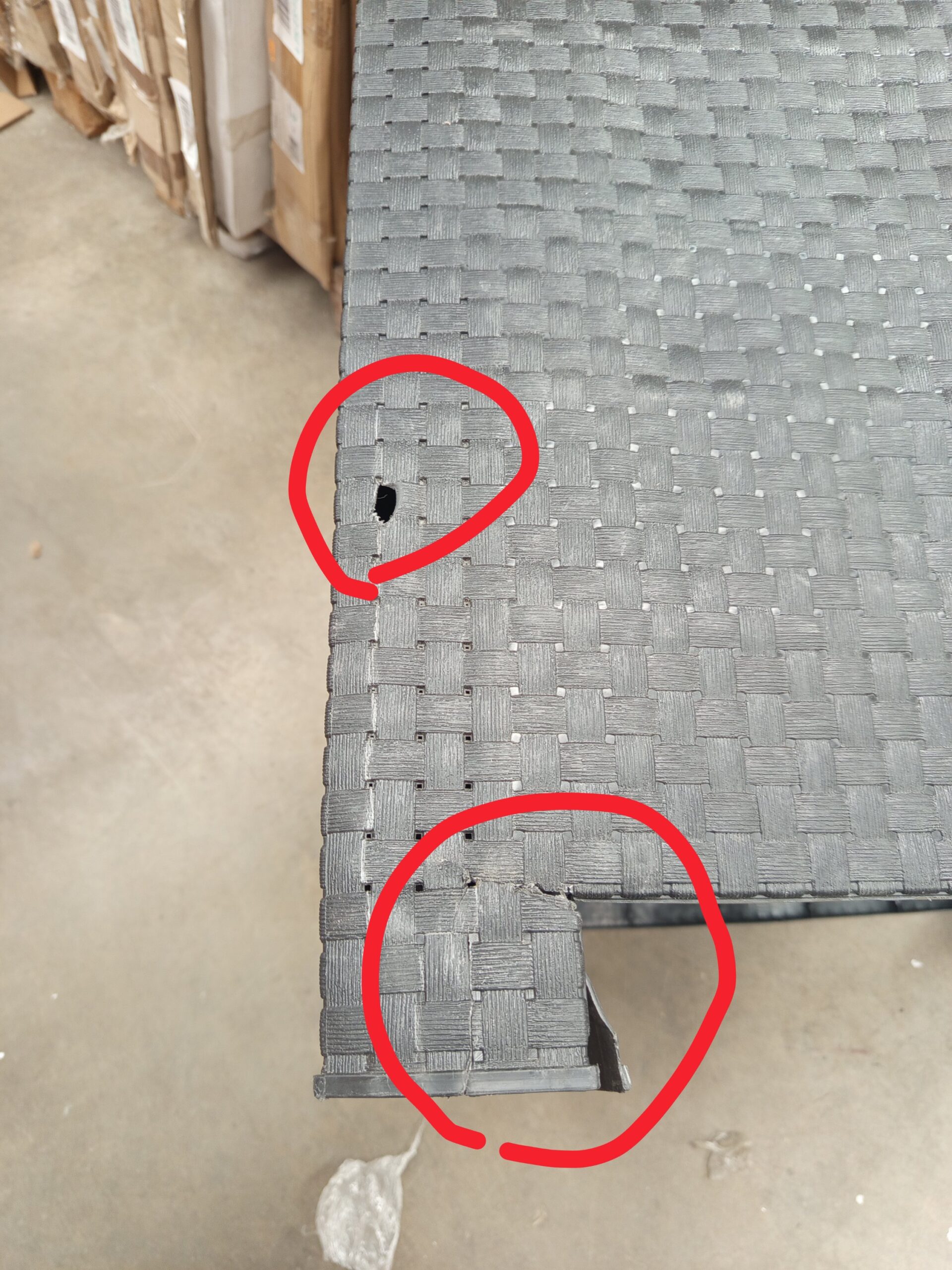 Conjunto de Muebles de Jardín de Plástico Reciclado. - Imagen 3