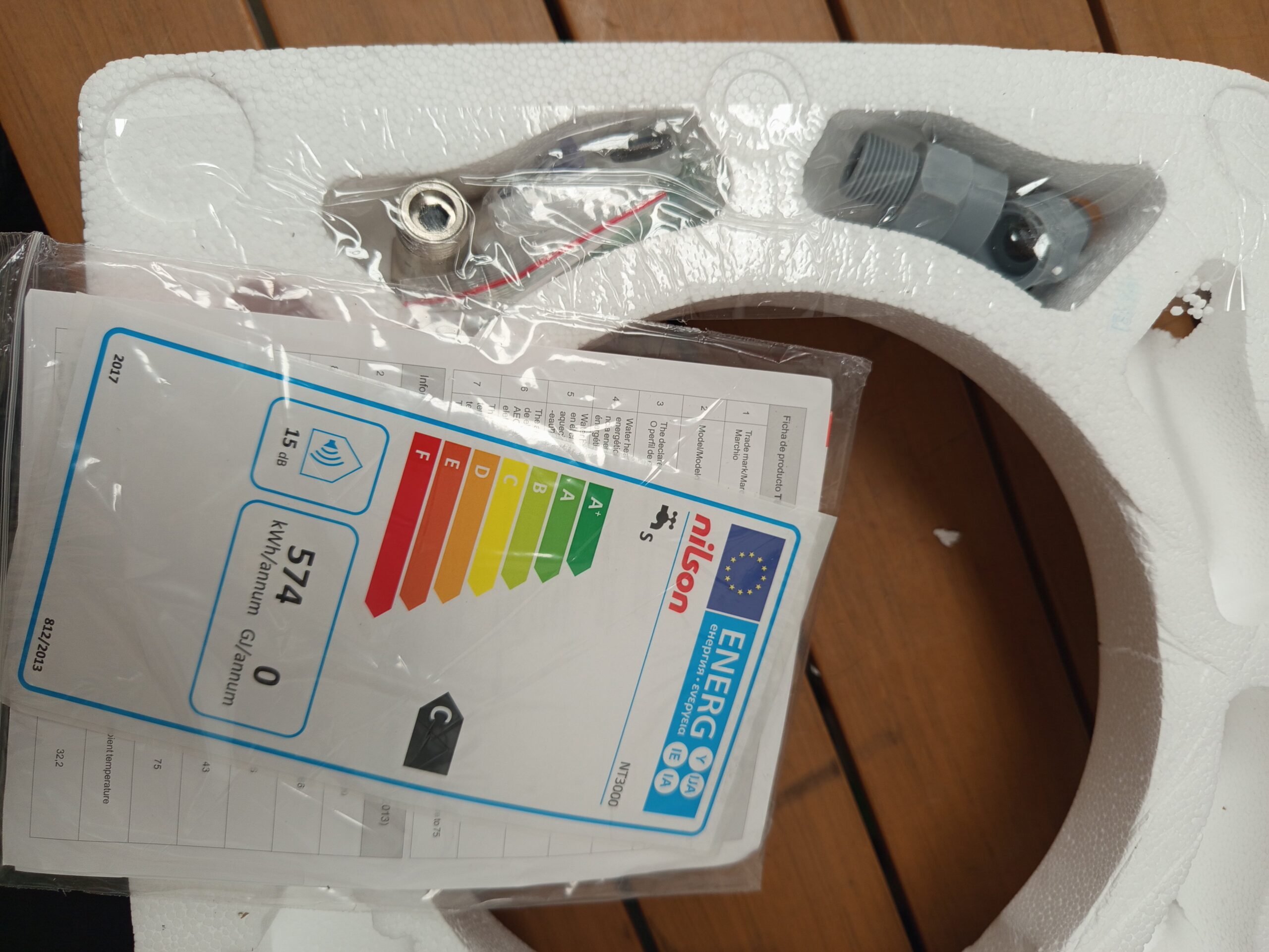 Termo Eléctrico Nilson, NT3000, 1500W, 30L, Incluye Kit de Montaje. - Imagen 5