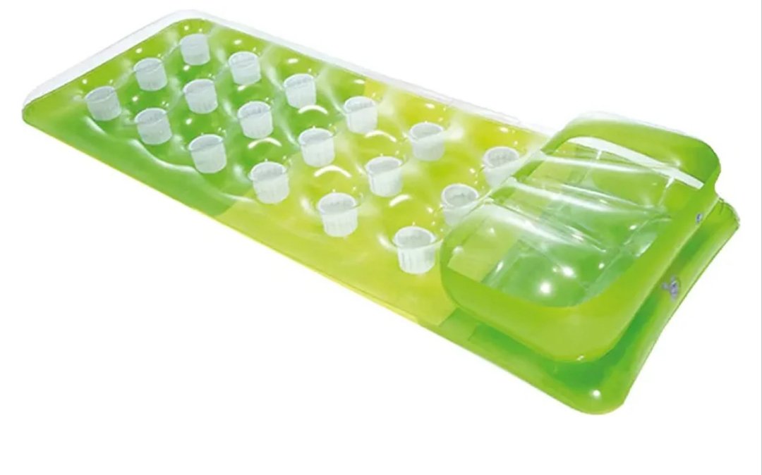Intex Colchoneta hinchable rosa playa