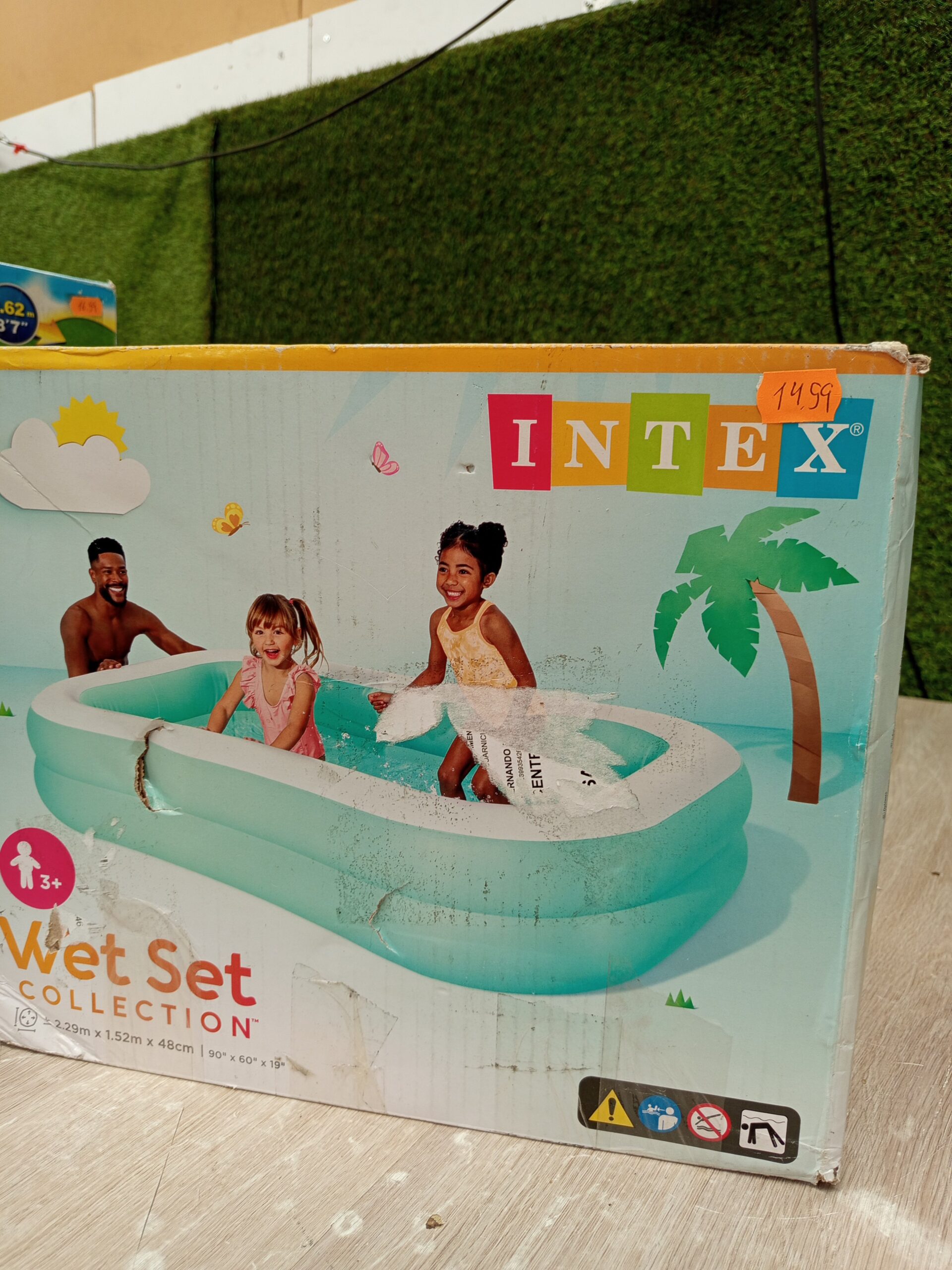 Piscina hinchable familiar INTEX rectangular - Imagen 5