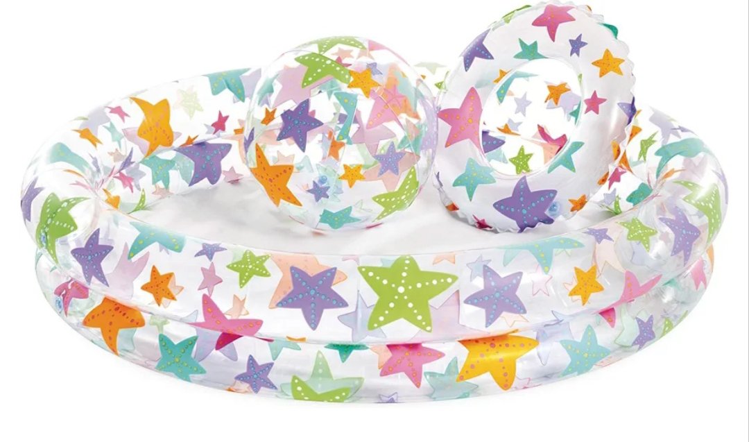 Intex Piscina, Flotador y Pelota Color