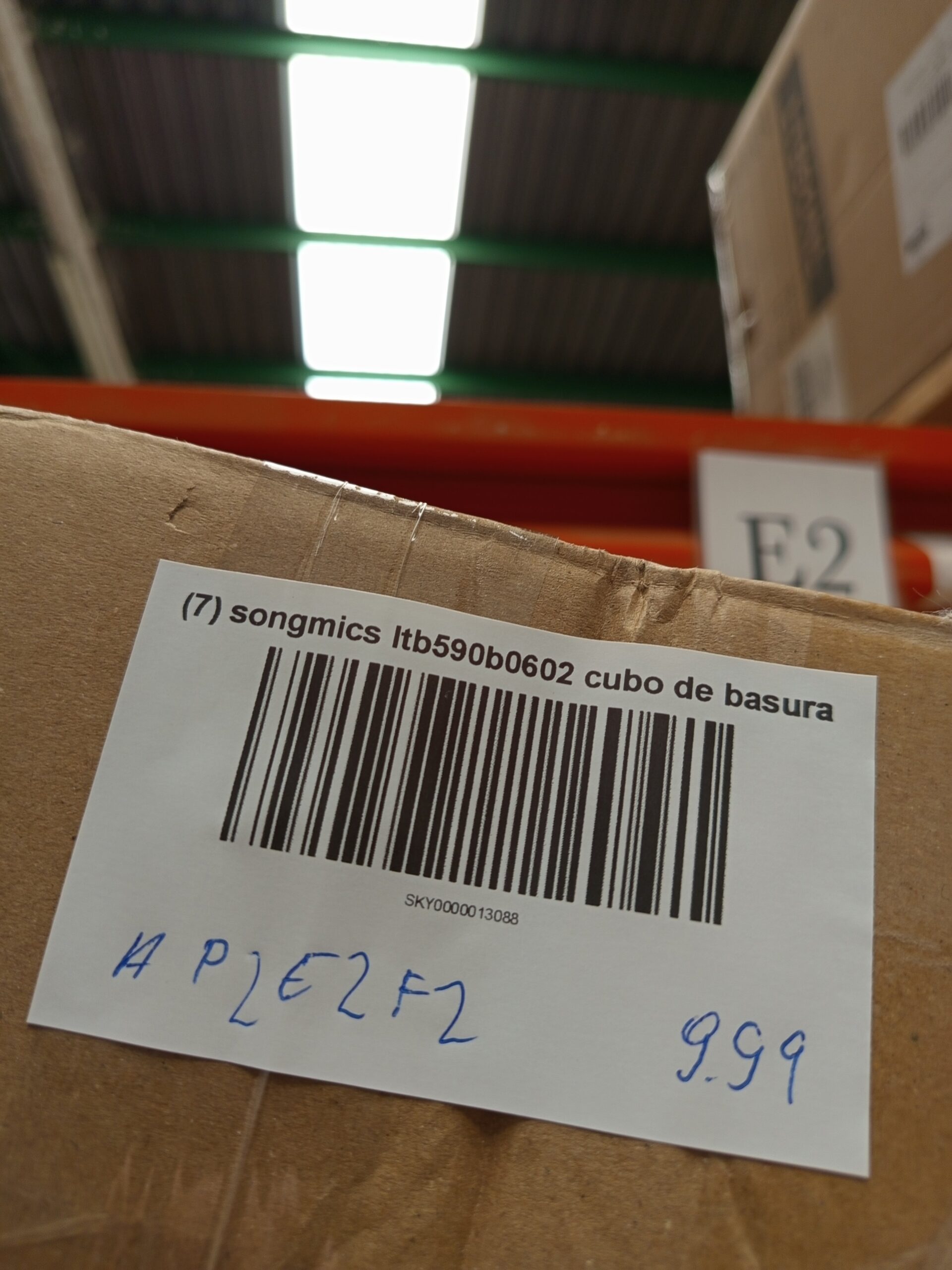 SONGMICS 6 L Cubo Basura Compacta, LTB590B0602 - Imagen 4