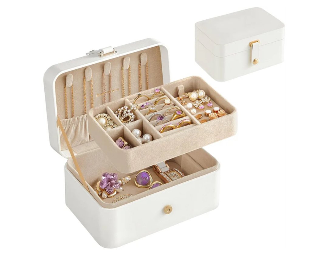 SONGMICS Colección GISELLA - Caja Joyero JBC166W01