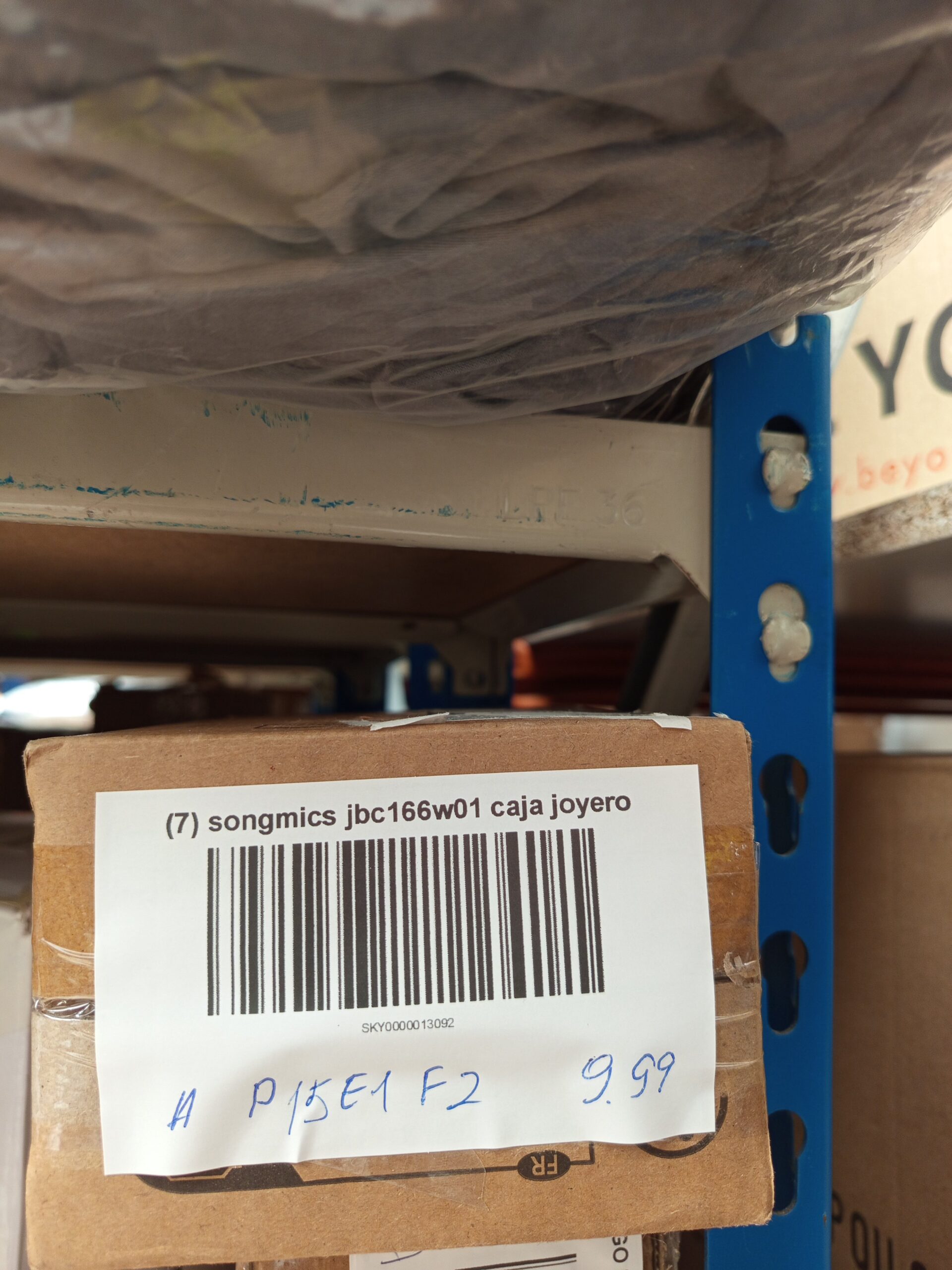 SONGMICS Colección GISELLA - Caja Joyero JBC166W01 - Imagen 4