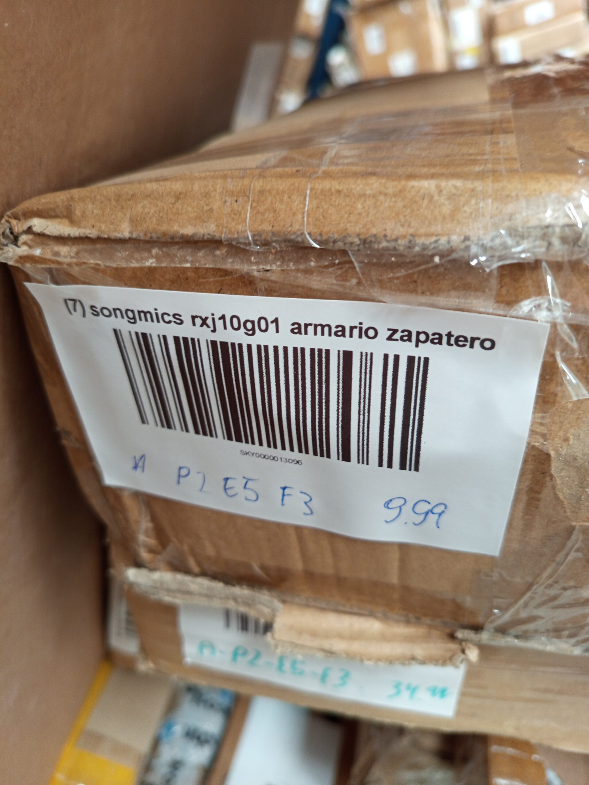 SONGMICS Zapatero, 10 Niveles RXJ10G - Imagen 7