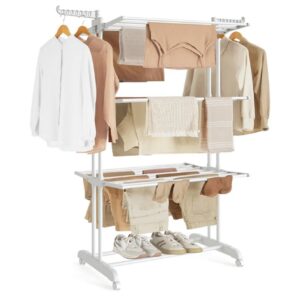 SONGMICS Soporte de secado de ropa LLR701W03