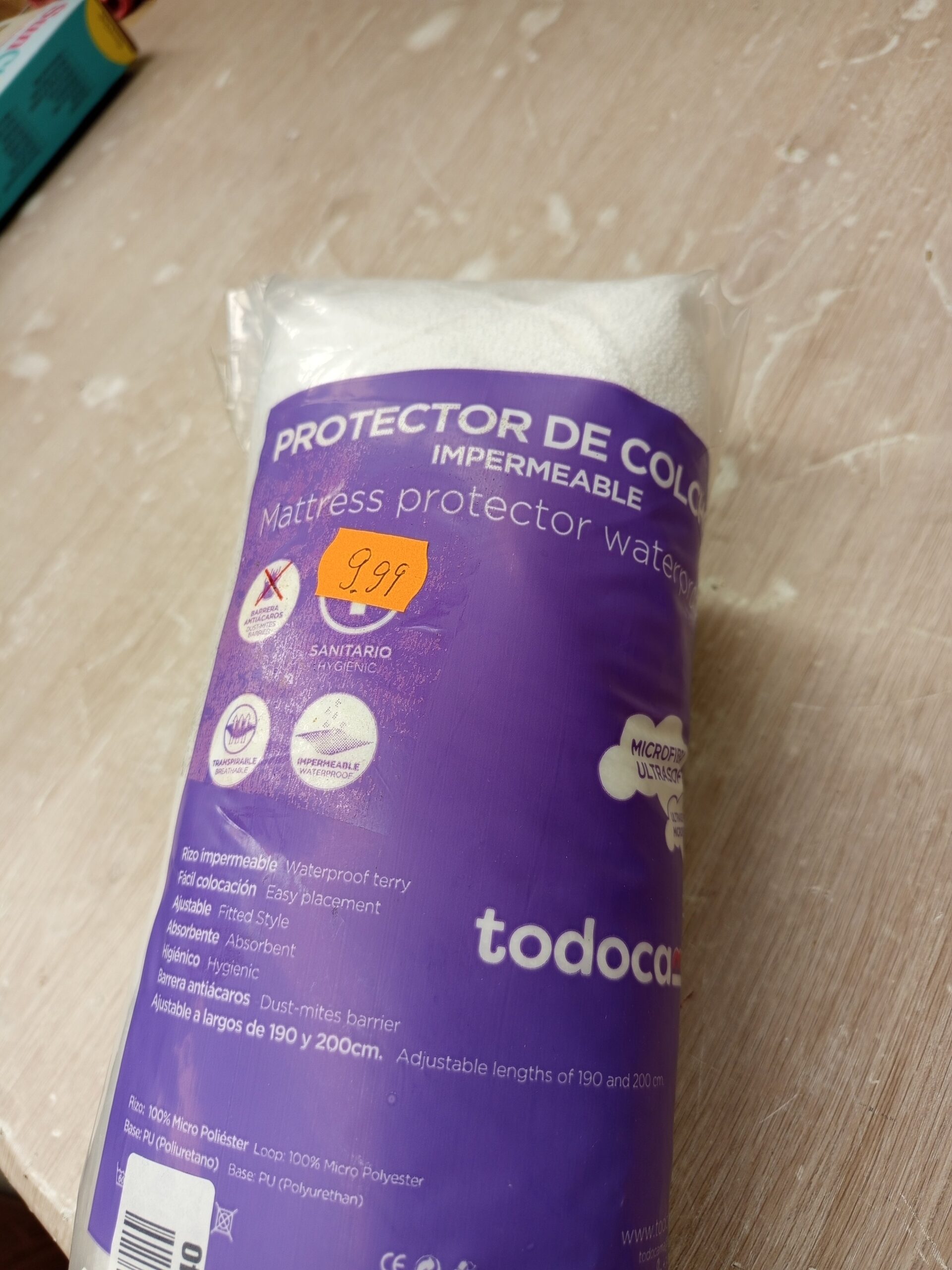 Todocama - Protector de colchón/Cubre colchón - Imagen 4