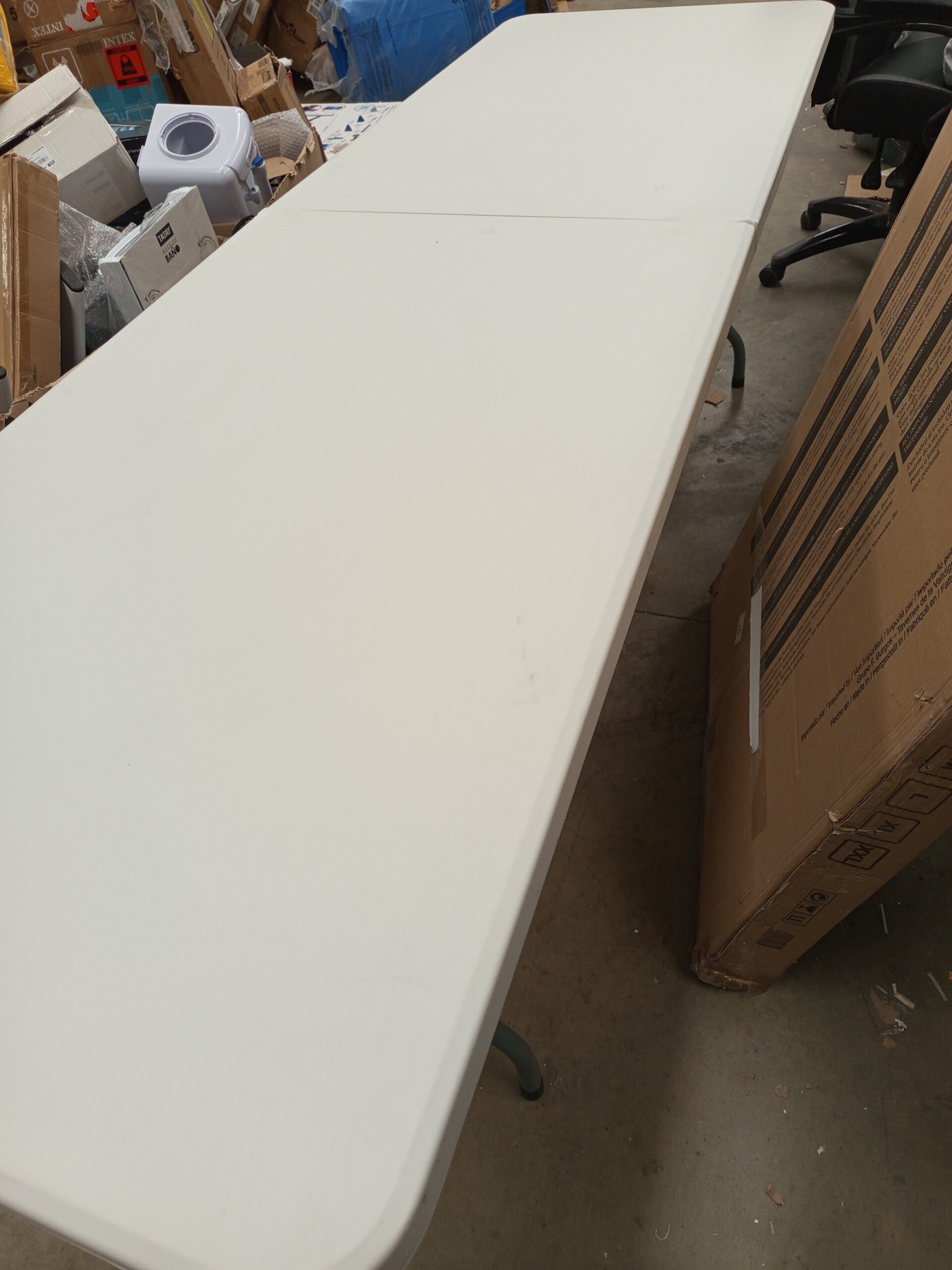 KG KITGARDEN - Mesa Plegable Portátil Multifuncional, 240x74x74cm - Imagen 5