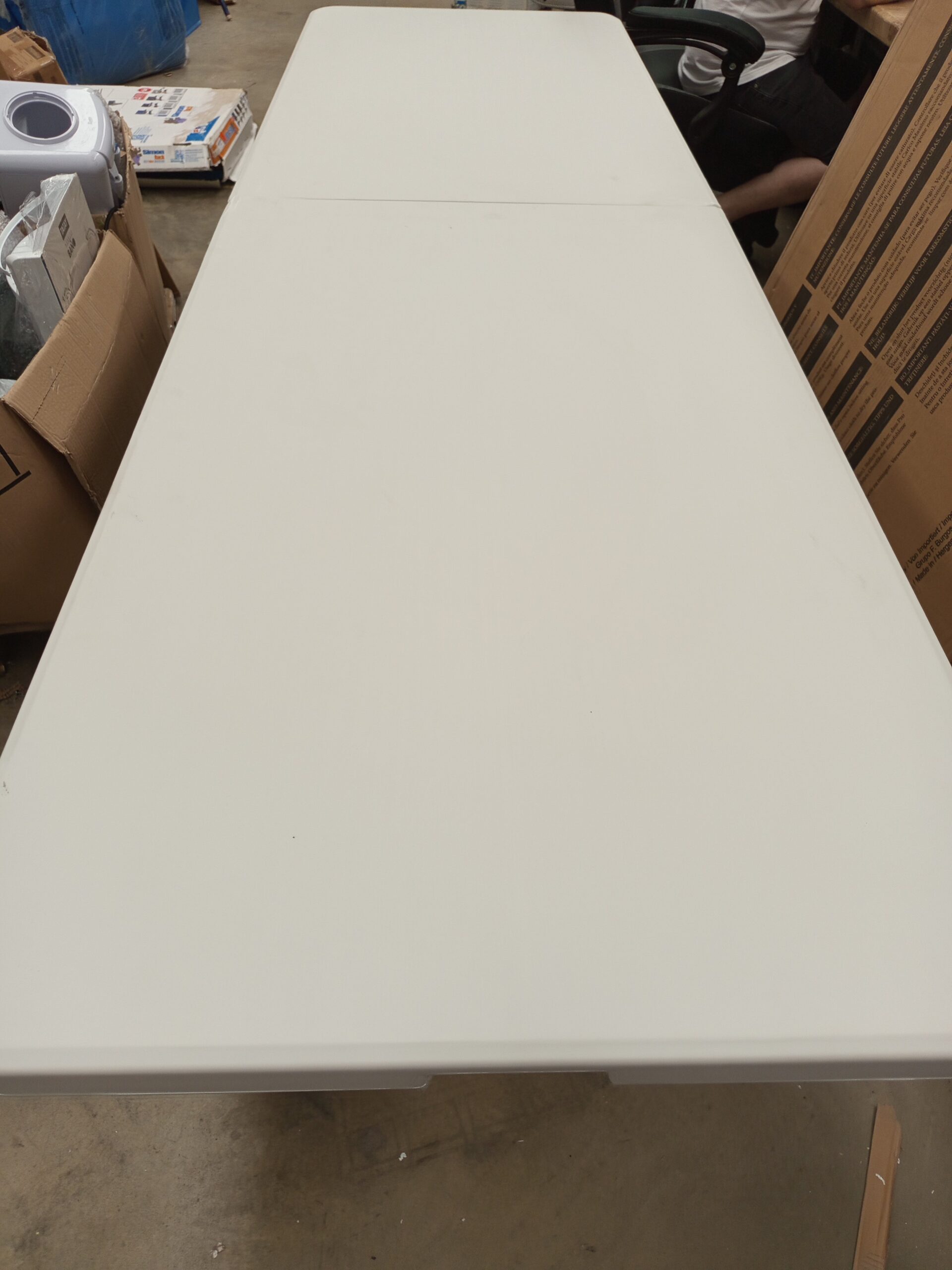 KG KITGARDEN - Mesa Plegable Portátil Multifuncional, 240x74x74cm - Imagen 8